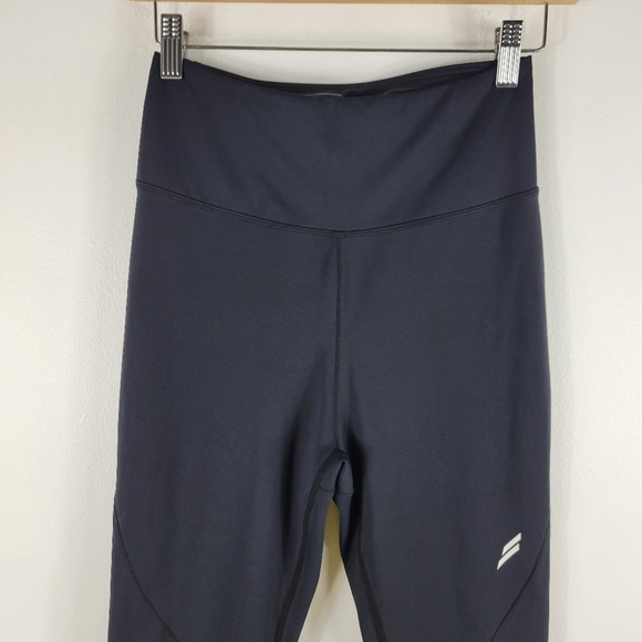 DoYouEven Spellout High Waist Cling Stay Put Ankle Leggings Solid - Picture 2 of 10